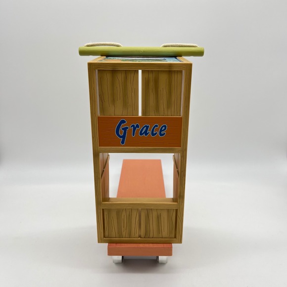 American Girl Doll Kit California Oranges Crate Wagon Cart Play Scooter - Picture 2 of 10